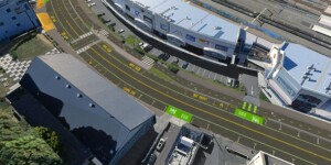Replacing the existing pedestrian crossing from by Moore Street with a new signalised raised crossing by Pipitea Marae across to Capital Gateway.
